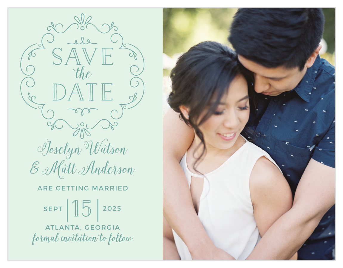 Glowing Garden Save the Date Magnets