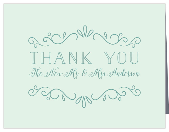 Complete your wedding stationery with the Glowing Garden Thank You Cards.