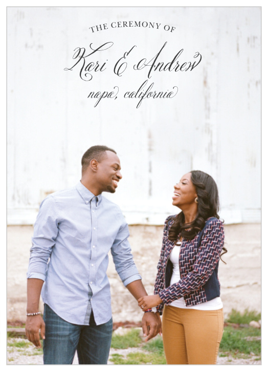 The Timeless Script Wedding Programs organize your information with elegant simplicity.