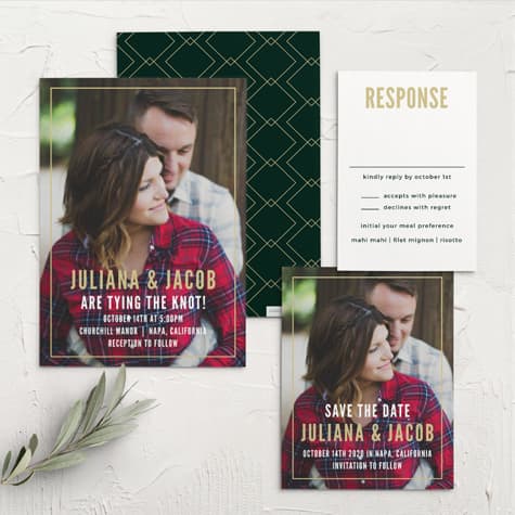 Modern Appeal Wedding Invitations