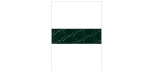 Add pizzazz to your wedding stationery with the Modern Appeal Belly Bands. 