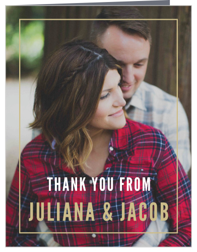 Modern Appeal Wedding Thank You Cards