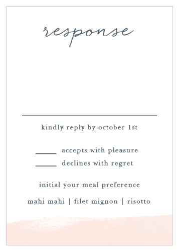 Plan for guest attendance with the Brushed Frame Response Cards.