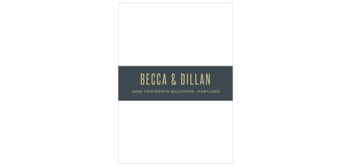 Keep your whimsical wedding stationery tidy with the Classy Confetti Belly Bands.
