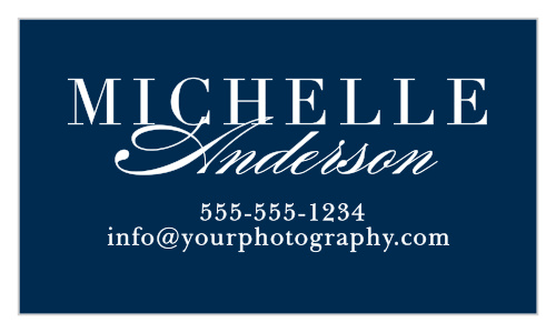 Advertise your business with the Classic Typography Business Cards.