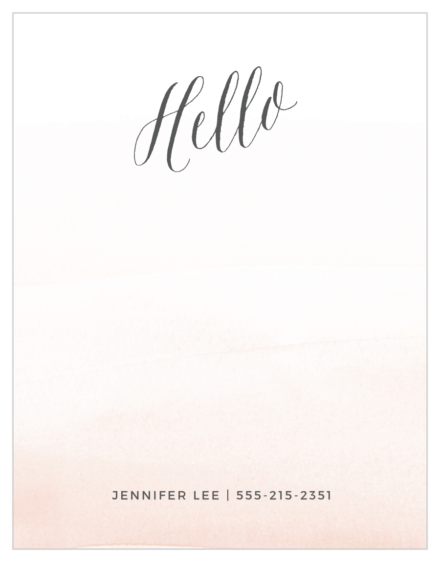 Painted Wash Business Stationery