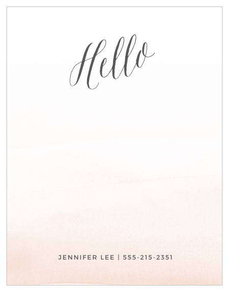 Create a letterhead to match your unforgettable business cards with the Painted Wash Business Stationery. 