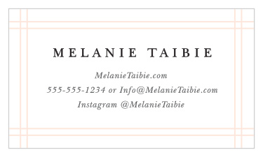 The Simple Frame Business Cards' understated design puts your information at its focus.