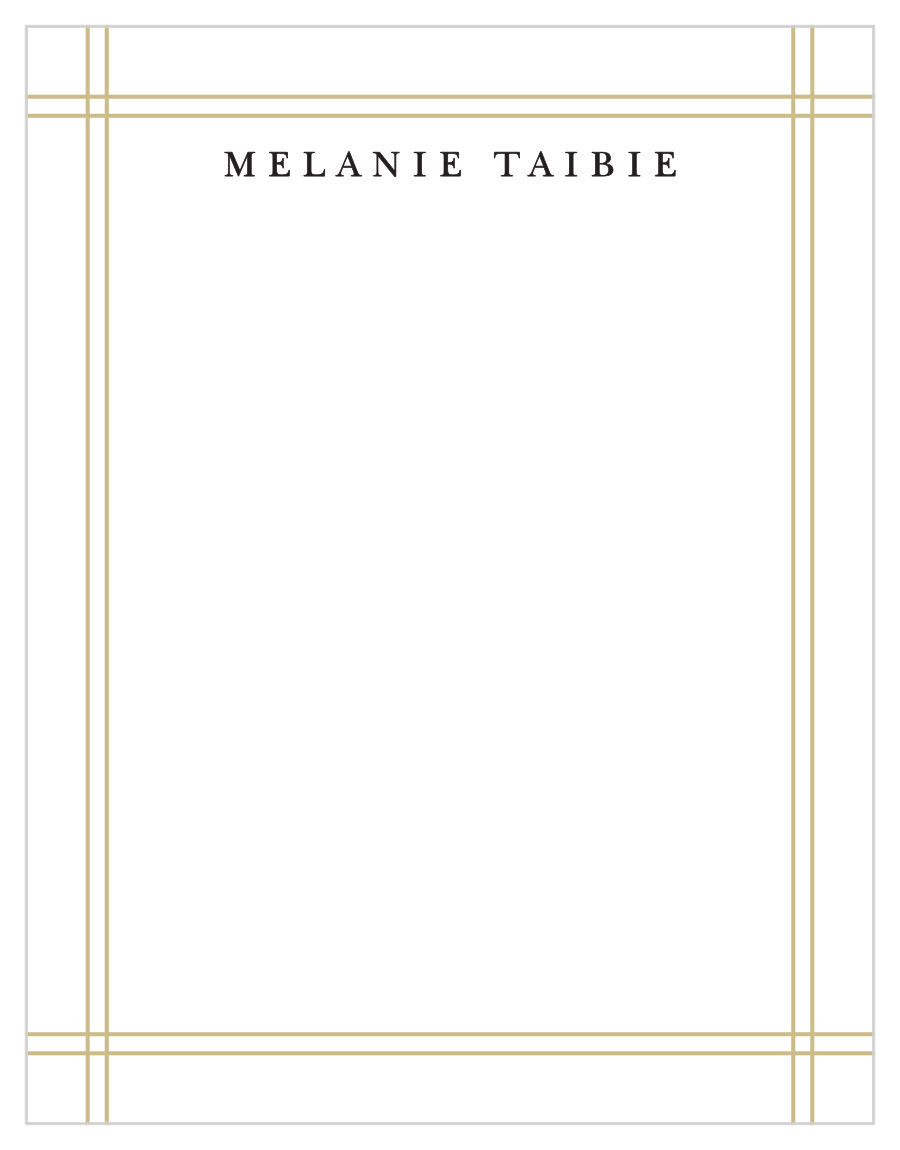 Simple Frame Foil Business Stationery