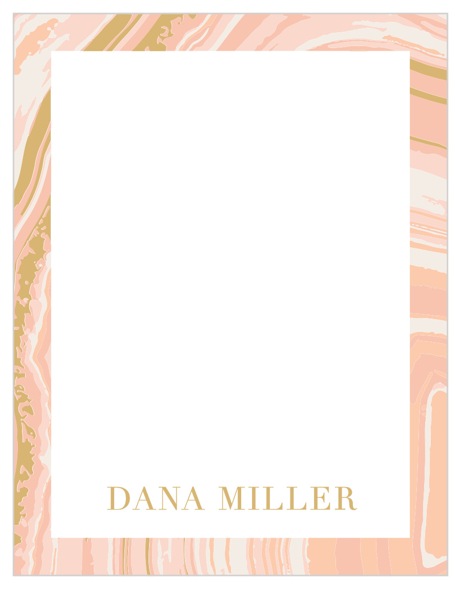 Marbled Paper Foil Business Stationery