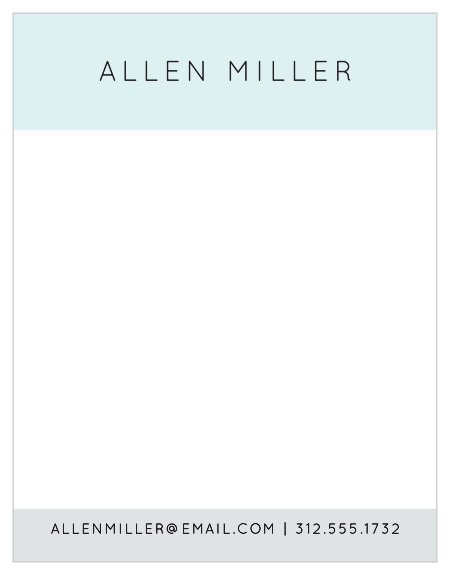 Create your modern and professional letterhead with the Color Block Business Stationery. 