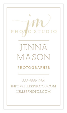 Upload your own professional logo to the Custom Logo Business Cards.
