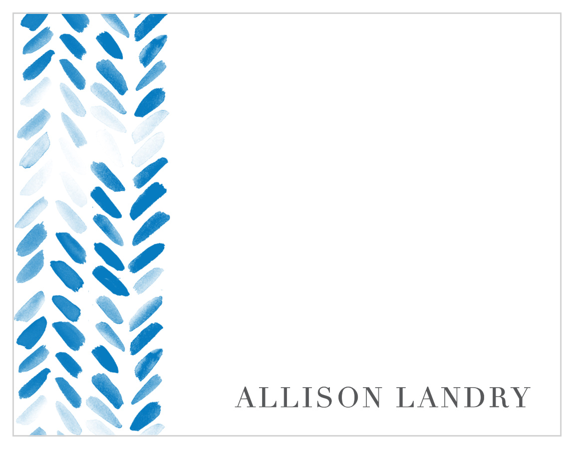 Painted Chevron Business Stationery