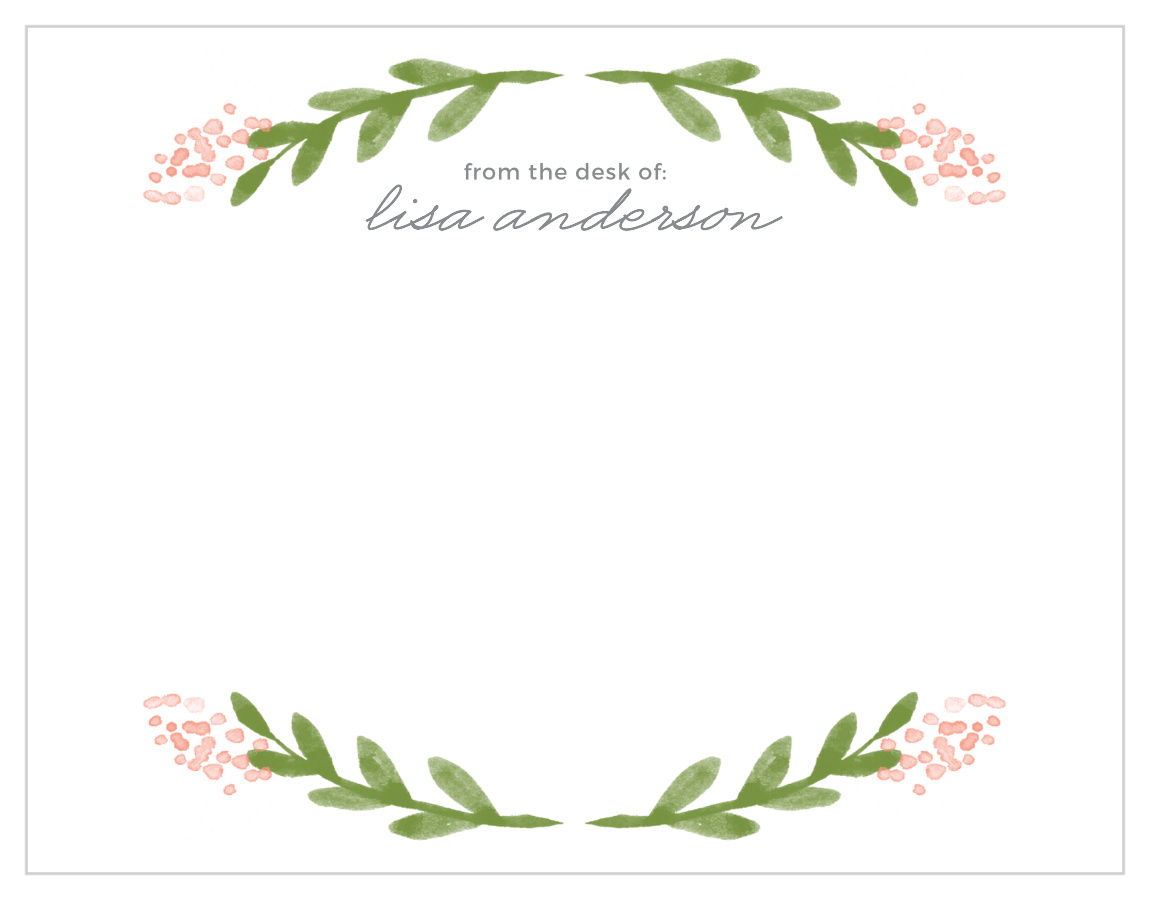 Garden Watercolors Business Stationery