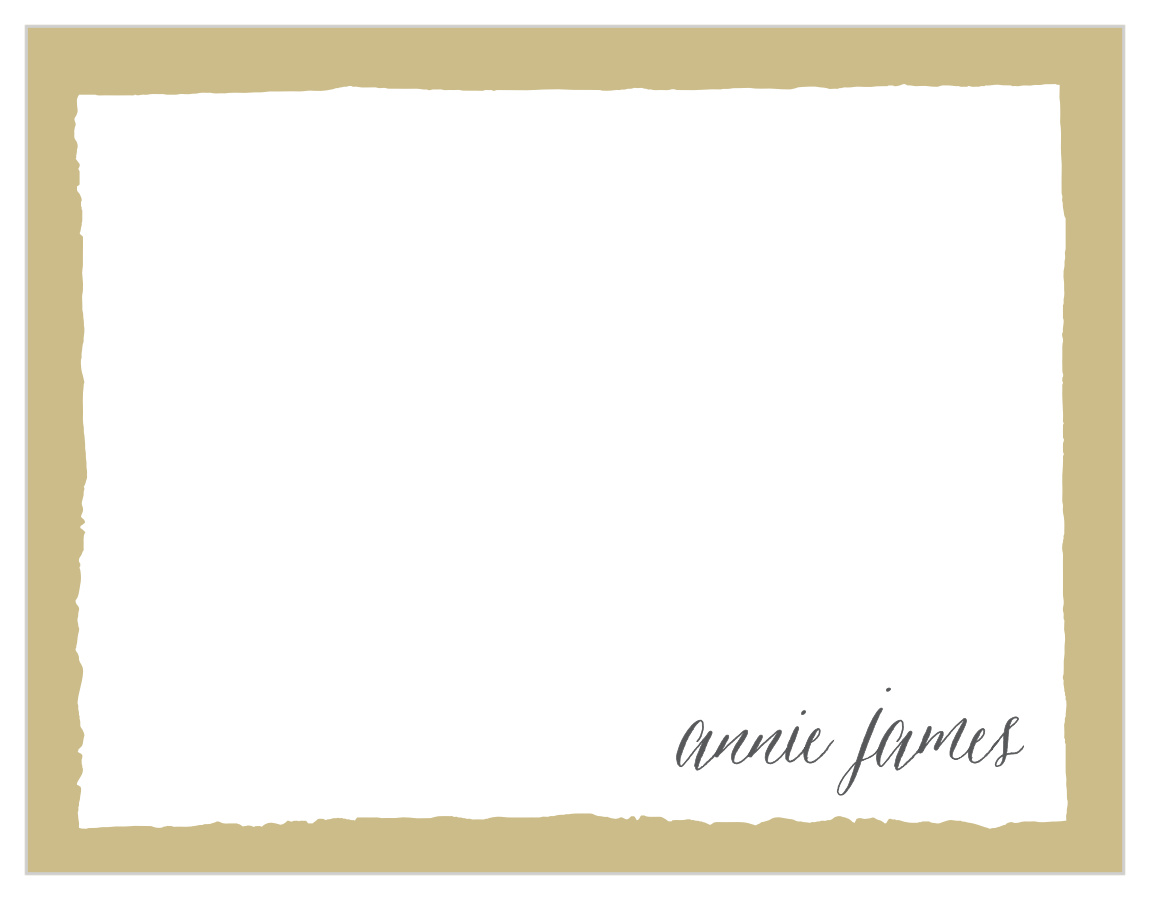 Painted Border Foil Business Stationery