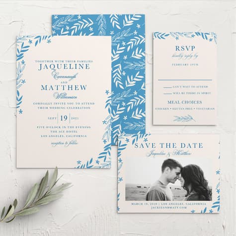 Spring Garden Wedding Invitations