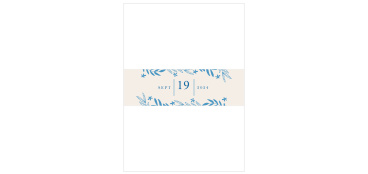 The Spring Garden Belly Bands are a small way to make a big impression. 