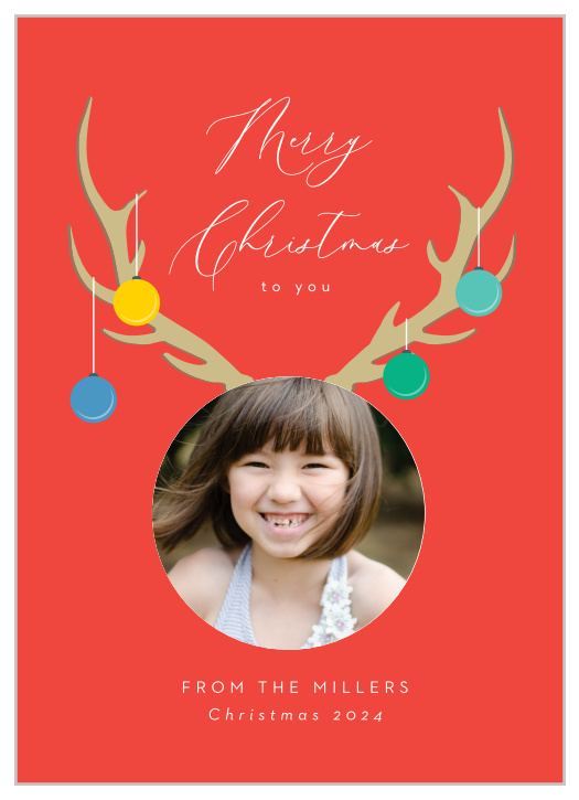 Don't let Rudolph have all the fun! Spread your holiday cheer with the Reindeer Games holiday cards.