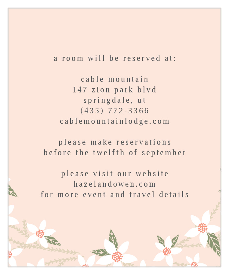 Darling Daisies Accommodation Cards