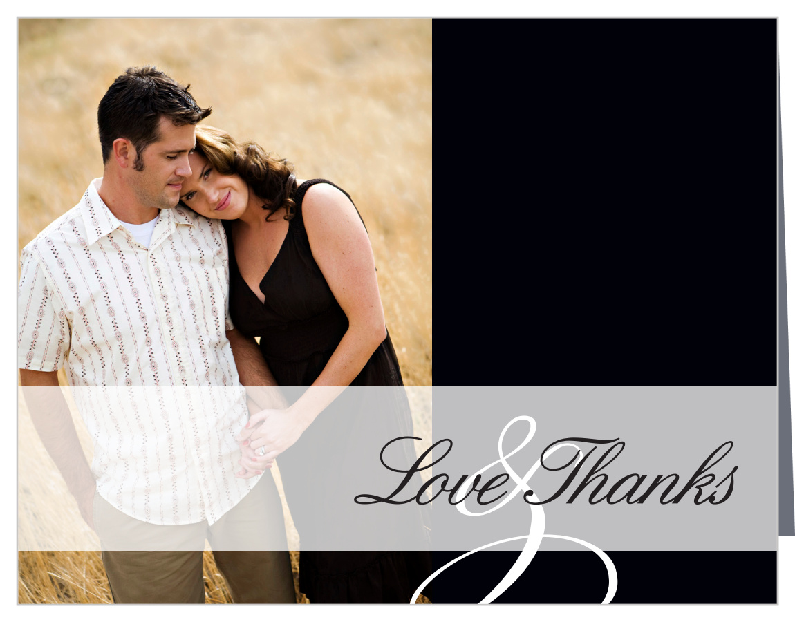 Forever Chic Wedding Thank You Cards