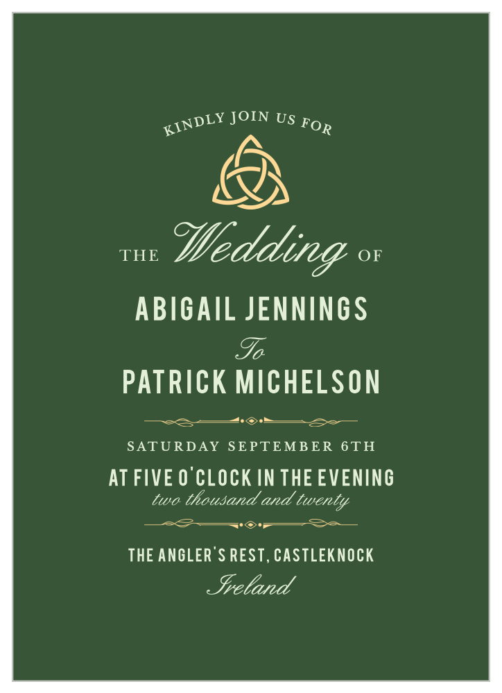 Celtic Dream Wedding Invitations By Basic Invite   Celtic Dream Wedding Invitations Up 2x 