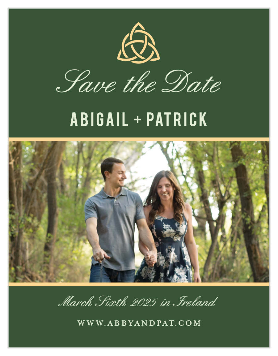Celtic Dream Save the Date Cards
