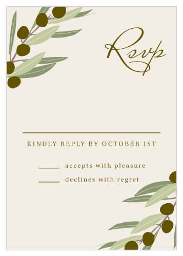 Mediterranean Romance Response Cards