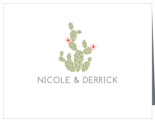 Prickly Pear Wedding Thank You Cards