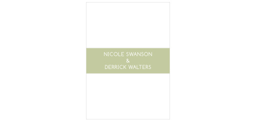 Keep your wedding stationery neatly bundled with the Prickly Pear Belly Bands.