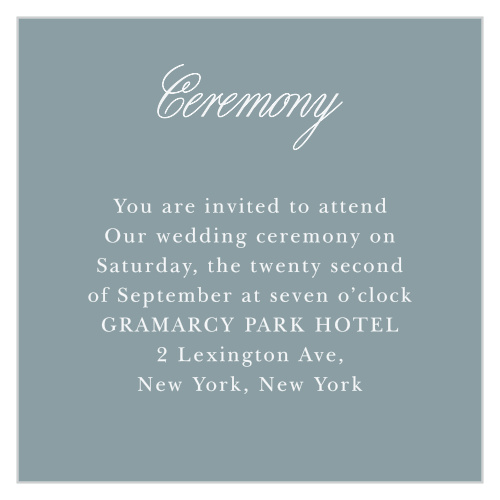 The small, versatile design of the Golden Gate Ceremony Cards make them perfect for a variety of needs.