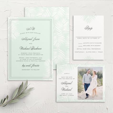 Palm Beach Wedding Invitations