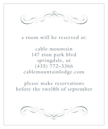 Customize the Old World Winery Accommodation Cards to meet your unique wedding stationery needs. 