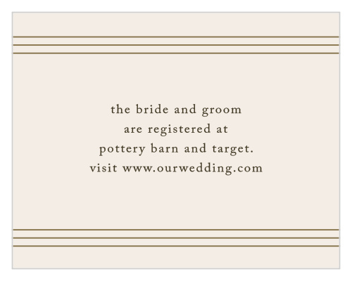 The Lavish Luggage Registry Cards are small enclosure cards perfect for directing guests to your wedding wish list. 