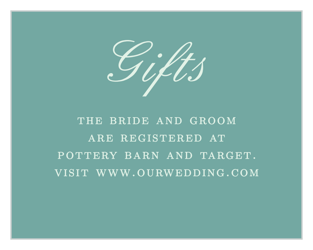 Palms of Paradise Registry Cards