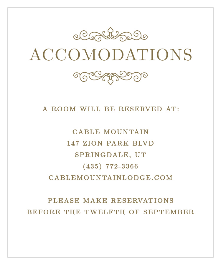 Caribbean Palm Accommodation Cards