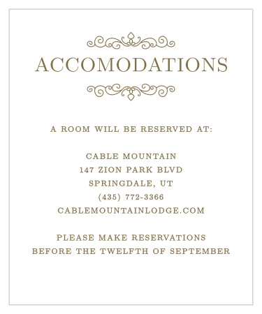 Caribbean Palm Accommodation Cards