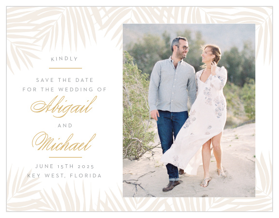 Las Vegas Skyline Save the Date Cards by Basic Invite