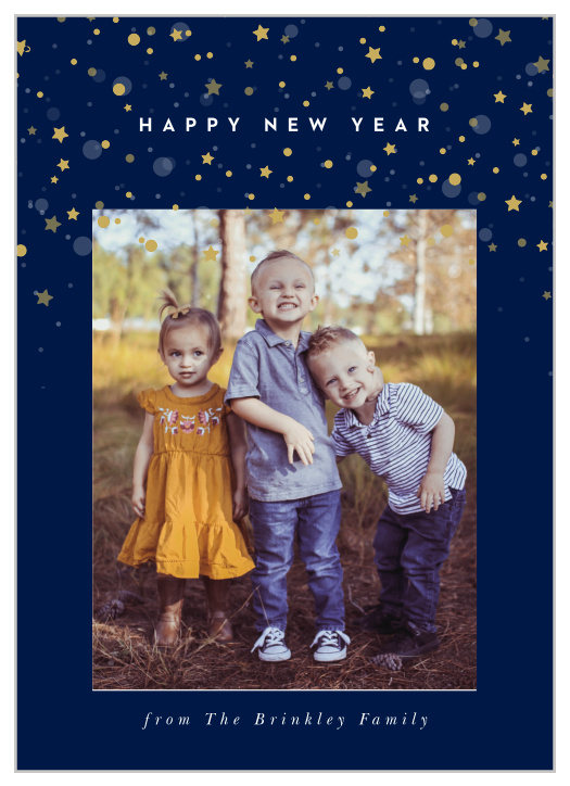 Our Modern Bubbles New Years Cards are the perfect way to share your holiday joy with your friends and family!