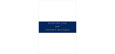 Stylized florals with gold or silver foil accents decorate the Spanish Tile Foil Belly Bands. 