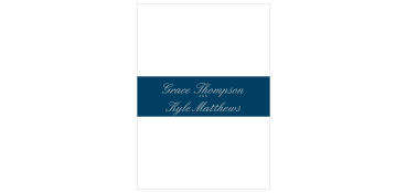 Add an extra touch of elegance to your maritime wedding stationery with the Nautical Compass Foil Belly Bands.