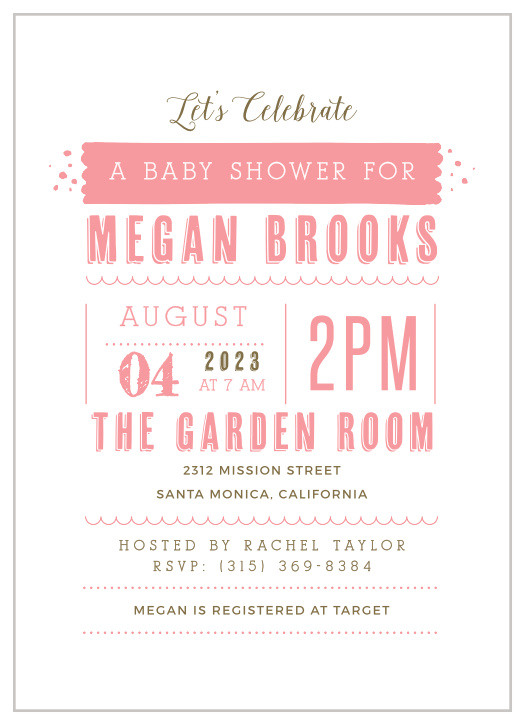 Celebrate the Mother-to-be with the Baby Stats Baby Shower Invitations from the Love Vs Design Collection at Basic Invite.