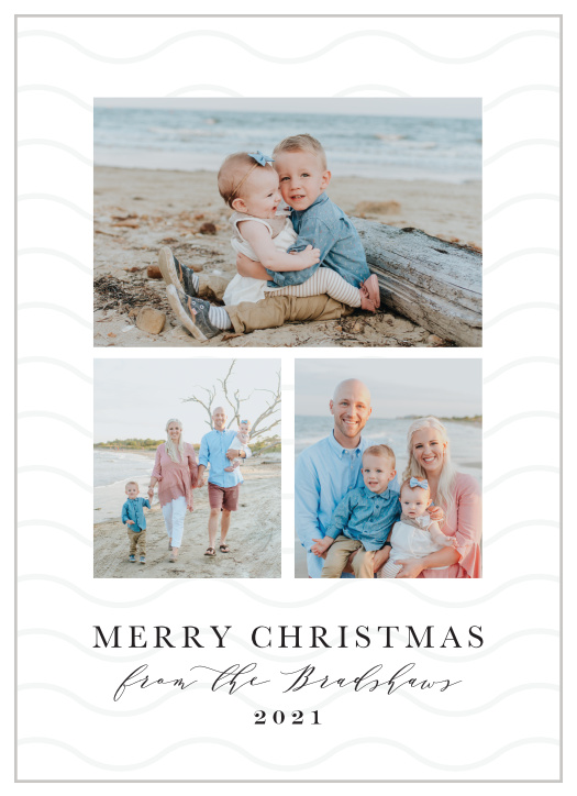 The Wiggle Tall Holiday Cards have everything you love about the Wiggle Wide Holiday Cards except it is in a portrait orientation, rather than landscape.