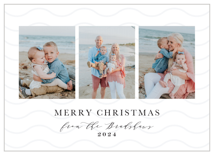 Add a little fun to your holiday card with unlimited color options.
