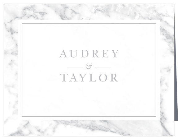 Convey your gratitude with the cultivated sophistication of the Cool Marble Thank You Cards.