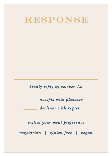 Collect RSVPs that coordinate with the Gorgeous Geode Foil Wedding Invitations using the Gorgeous Geode Foil Response Cards. 