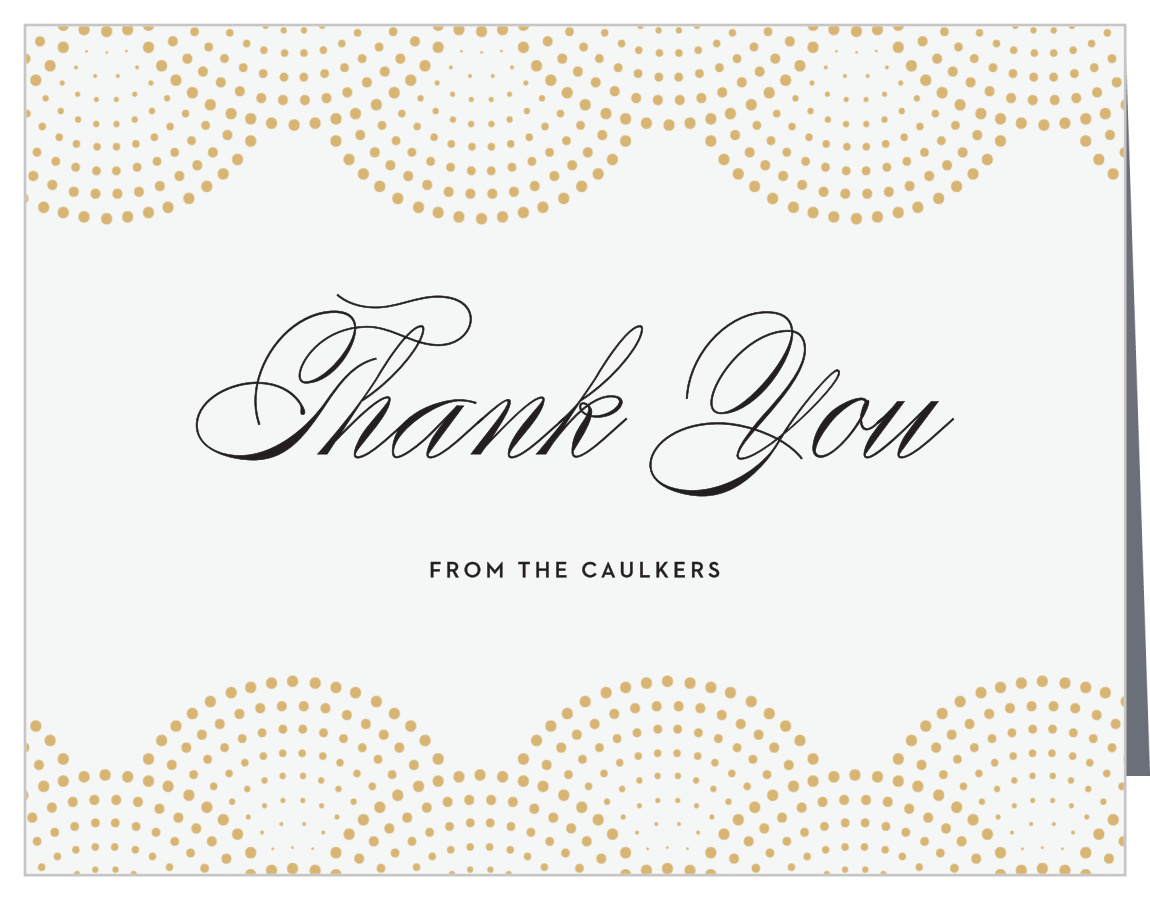 Dotted Devotion Wedding Thank You Cards