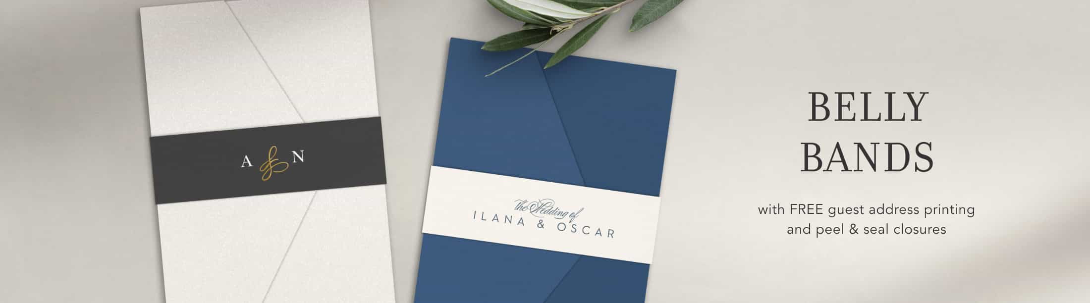 Wedding Invitation Belly Bands Home Design Ideas