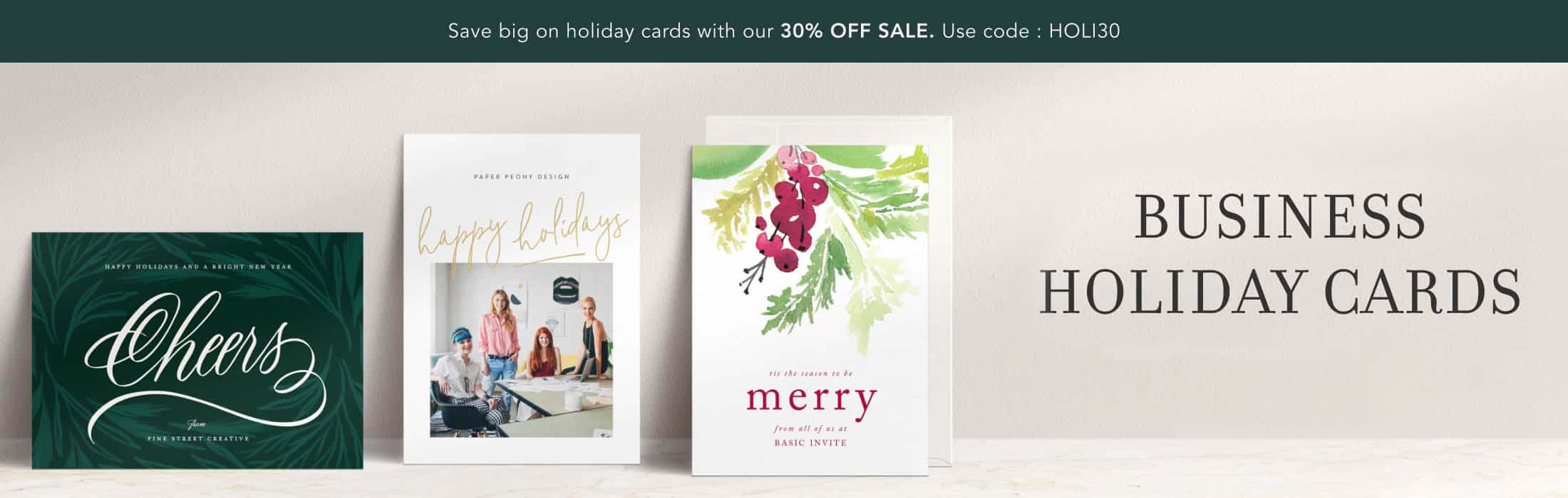 corporate holiday card designs