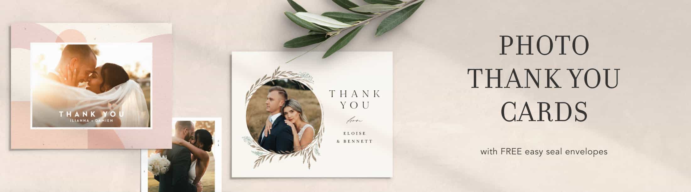 wedding thank you card designs