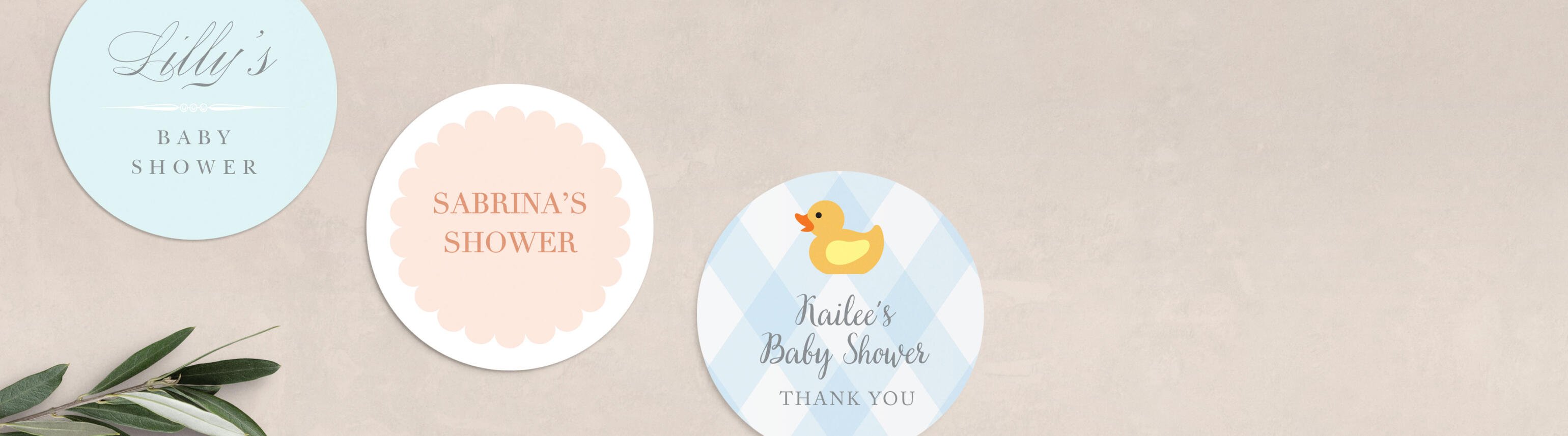 Baby Shower Stickers